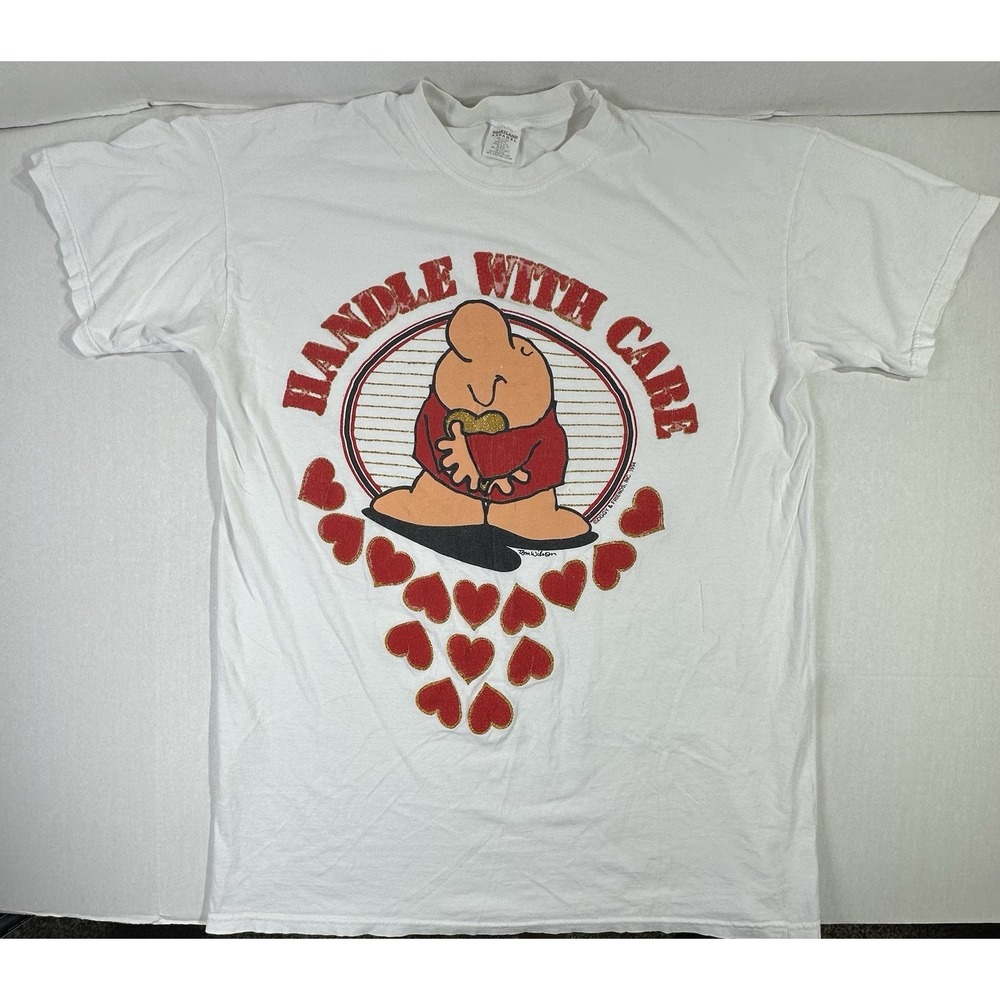 Vintage 1994 Ziggy Handle With Care T-Shirt Tom Wilson Heartland USA One Size